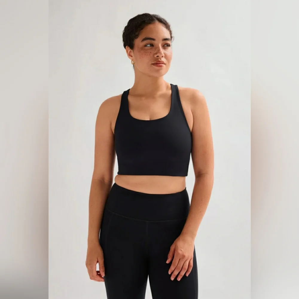 Girlfriend Collective SET Compression High Rise Leggings AND Bra NWT Sz Large - Picture 4 of 5